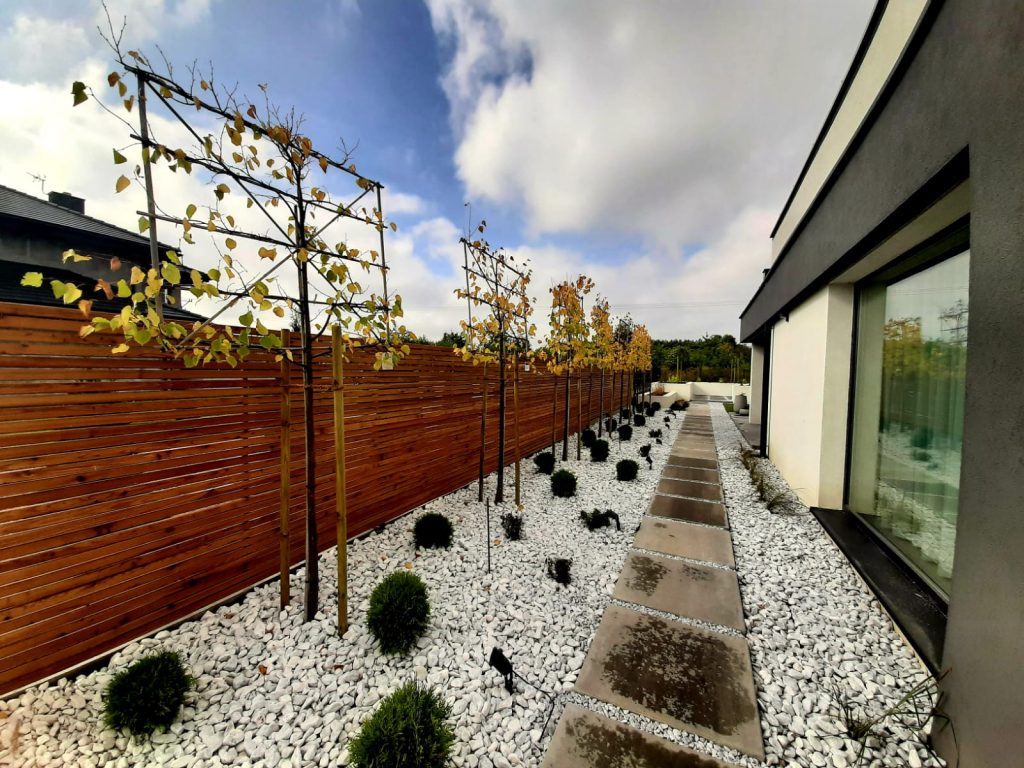 Nowoczesny ogrod kielce #projektowanie ogrodów Kielce